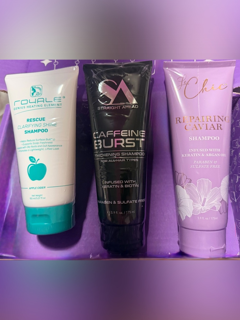 Set of 3 Luxury Shampoo.